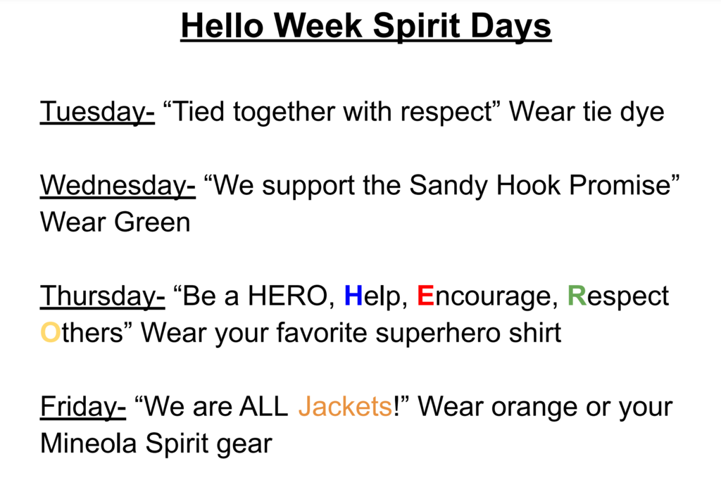 Hello Spirit Days