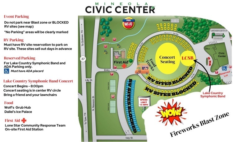 Parking Map of Civic Center