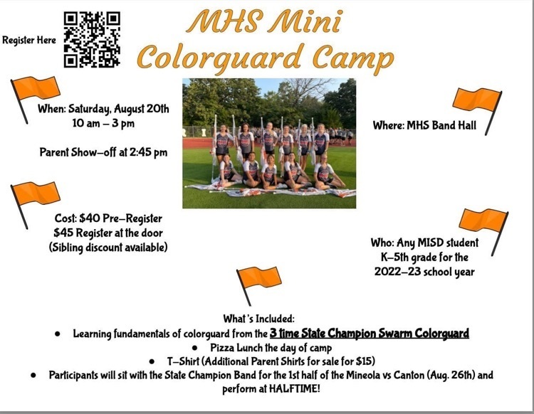 MHS Mini Colorguard Camp 