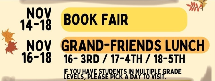 Book fair and Grand friends day! 