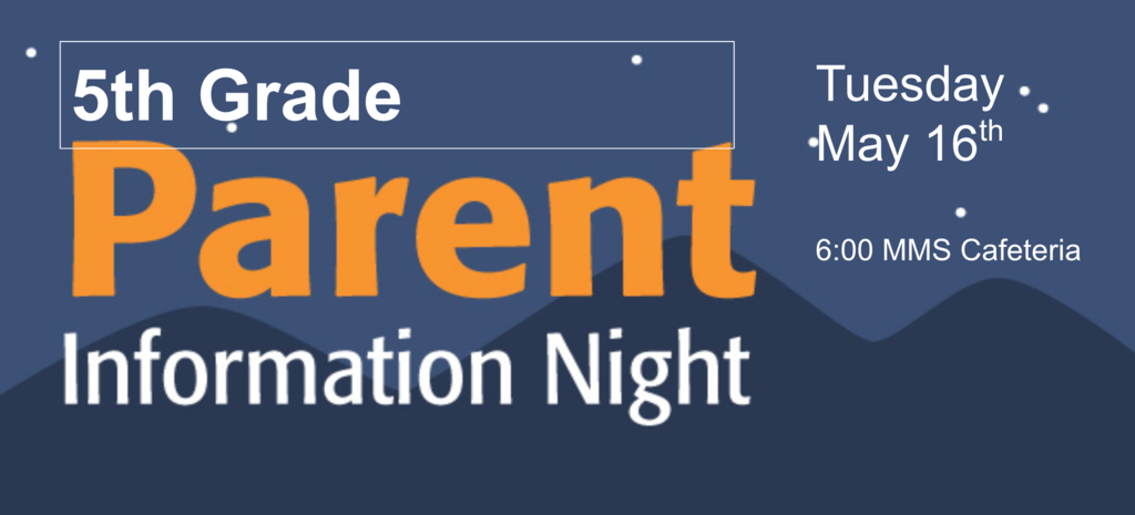 5th Grade Parent Information Night